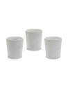 Vaso Modello Bianco Ceramica 12,3 x 12 x 12,3 cm (144 Unità) da Ibergarden, Cachepot - Ref: S3625180, Precio: 216,54 €, Descu...