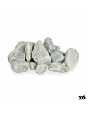 Piedras Decorativas 2 Kg Gris claro (6 Unidades) | Tienda24 Tienda24.eu