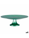 Porta torta Verde Vetro 32,5 x 10,5 x 32,5 cm (4 Unità) da Vivalto, Piatti e teglie - Ref: S3625256, Precio: 41,82 €, Descuen...