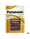 Piles Alcalines Panasonic 1x4 LR6APB LR6 AA (12 Unités) | Tienda24 Tienda24.eu