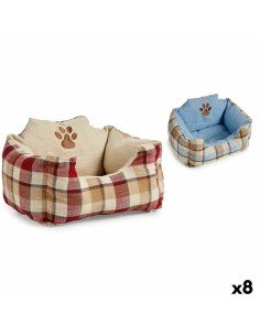 Cama para mascota A cuadros 48 x 18 x 58 cm (6 Unidades) | Tienda24 Tienda24.eu