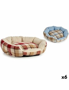 Cama para cão Gloria Alcalá Vermelho Verde 120 x 80 cm | Tienda24 Tienda24.eu