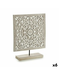 Decorative Figure DKD Home Decor 62 x 8,3 x 53,3 cm Blue Golden White Circles | Tienda24 Tienda24.eu