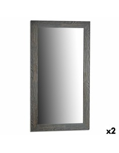 Miroir mural Romimex Noir Bois 61 x 86 x 3 cm | Tienda24 Tienda24.eu