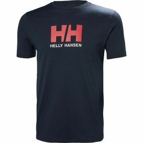 Camisola de Manga Curta Homem LOGO Helly Hansen 33979 597 Azul Marinho de Helly Hansen, Camisolas desportivas - Ref: S2027583...