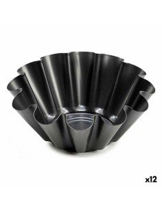 Moule à gâteaux Alpina Antidérapant Rond Noir Acier Ø 28 x 6,7 cm | Tienda24 Tienda24.eu