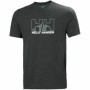 Maglia a Maniche Corte Uomo NORD GRAPHIC Helly Hansen 62978 981 Grigio di Helly Hansen, Camicie e T-shirt sportive - Rif: S20...