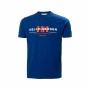 Maglia a Maniche Corte Uomo NORD GRAPHIC Helly Hansen 53763 607 Azzurro Rosa di Helly Hansen, Camicie e T-shirt sportive - Ri...