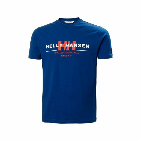 T-shirt à manches courtes homme NORD GRAPHIC Helly Hansen 53763 607 Bleu Rose de Helly Hansen, T-shirts de sport - Réf : S202...