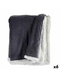 Coperta Bianco Grigio 130 x 1 x 170 cm (6 Unità) da Gift Decor, Coperte e copriletti - Ref: S3625534, Precio: 76,28 €, Descue...