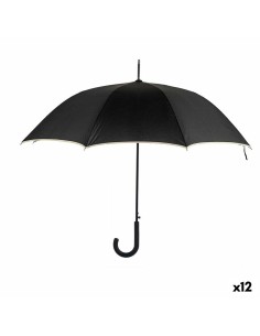 Automatikschirm C-Collection Clima Pongee Schwarz 8 Stäbe (Ø 61 cm) | Tienda24 Tienda24.eu