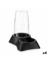 Pet feeding dish Dispenser Black polypropylene 3,5 L 21,5 x 32,5 x 32,5 cm (4 Units) | Tienda24 Tienda24.eu