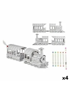 Satz mit Papierhandarbeiten Eisenbahn (4 Stück) von Pincello, Basteln mit Papier - Ref: S3625591, Preis: 57,35 €, Rabatt: %