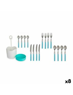 Set di Posate Azzurro Acciaio inossidabile (8 Unità) da Kinvara, Set di posate - Ref: S3625626, Precio: 80,83 €, Descuento: %