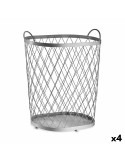 Korb Silberfarben Metall 40 L 31 x 54,7 x 46,5 cm (4 Stück) | Tienda24 Tienda24.eu