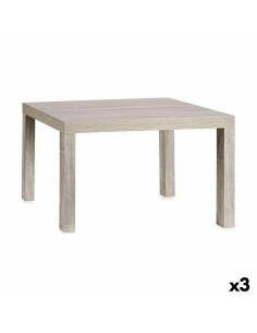 Mesa de apoio DKD Home Decor 81 x 81 x 42 cm Dourado Branco Plástico Mármore Ferro | Tienda24 Tienda24.eu