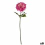 Dekorative Blume Dahlie Pink 16 x 74 x 16 cm (6 St