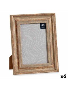 Marco de Fotos Home ESPRIT Blanco Cristal Madera MDF Indio 32 x 1,5 x 37 cm | Tienda24 Tienda24.eu