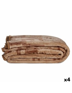 Coperta Beige 220 x 240 x 0,5 cm (4 Unità) da Gift Decor, Coperte e copriletti - Ref: S3625673, Precio: 66,42 €, Descuento: %