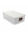 Caja de Almacenaje con Tapa Stefanplast Elegance Blanco Plástico 38,5 x 17 x 59,5 cm (6 Unidades) | Tienda24 Tienda24.eu