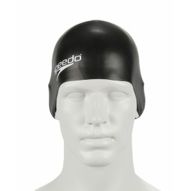 Bonnet de bain Speedo 8-709900001 Noir Silicone Plastique de Speedo, Casquettes, bonnets et chapeaux - Réf : S2028144, Prix :...