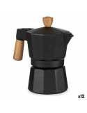 Cafetière Italienne Bois Aluminium 150 ml (12 Unités) | Tienda24 Tienda24.eu