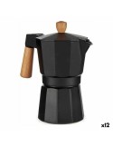 Cafetera Italiana Madera Aluminio 300 ml (12 Unidades) | Tienda24 Tienda24.eu