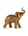 Figurine Décorative Eléphant Doré 27,5 x 27 x 11 cm (4 Unités) | Tienda24 Tienda24.eu