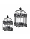 Cage décorative Lot Noir (4 Unités) | Tienda24 Tienda24.eu