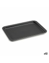 Bandeja para Forno Cinzento Metal 25,3 x 2 x 37 cm (12 Unidades) | Tienda24 Tienda24.eu