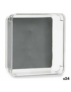 Organizador para Cubiertos Plateado Acero 12,5 x 14,5 x 12,5 cm (24 Unidades) | Tienda24 Tienda24.eu