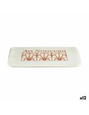 Tapete de banho Art Nouveau Branco Bronze 40 x 1,5 x 60 cm (12 Unidades) | Tienda24 Tienda24.eu