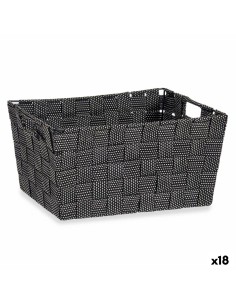 Cestino Multiuso Nero Stoffa 20 x 14 x 30 cm (18 Unità) da Kipit, Contenitori senza coperchio - Ref: S3625818, Precio: 46,54 ...