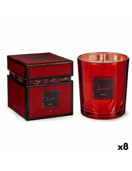 Candela Profumata Frutti rossi 8 x 9 x 8 cm (8 Unità) da Acorde, Candele - Ref: S3625835, Precio: 39,25 €, Descuento: %