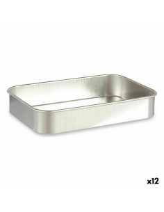 Plat à gratin 23,5 x 6 x 36 cm Argenté Aluminium | Tienda24 Tienda24.eu