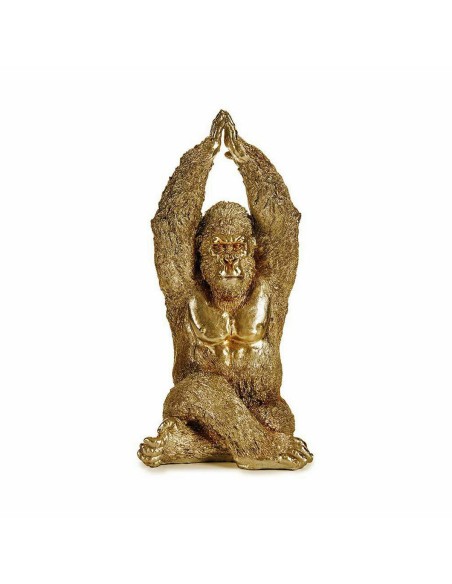 Statua Decorativa Yoga Gorilla Dorato 17 x 36 x 19,5 cm (4 Unità) da Gift Decor, Soprammobili - Ref: S3625899, Precio: 41,16 ...