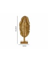 Deko-Figur Pflanzenblatt Gold 8 x 43,5 x 17 cm (6 Stück) | Tienda24 Tienda24.eu