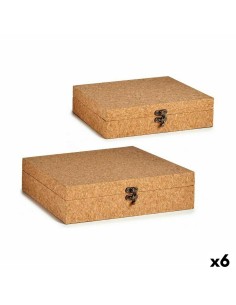 Caja Decorativa 26,6 x 11 x 8,5 cm Madera de mango (2 Unidades) | Tienda24 Tienda24.eu