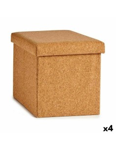 Caja Decorativa Madera de pino 31 x 14 x 36 cm (4 Unidades) | Tienda24 Tienda24.eu