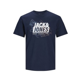 Camiseta de Manga Corta Hombre Jack & Jones LOGO TEE SS 12252376 Azul marino de Jack & Jones, Hombre - Ref: S2029156, Precio:...