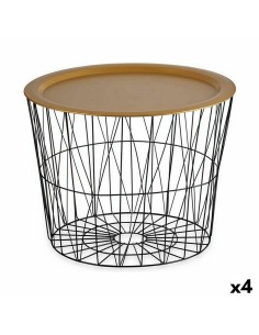 Consola DKD Home Decor Metal Catanho escuro 85 x 35 x 80 cm | Tienda24 Tienda24.eu