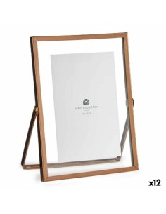 Cadre photo Romimex Blanc Bois de manguier Bois MDF 2 x 25 x 20 cm | Tienda24 Tienda24.eu