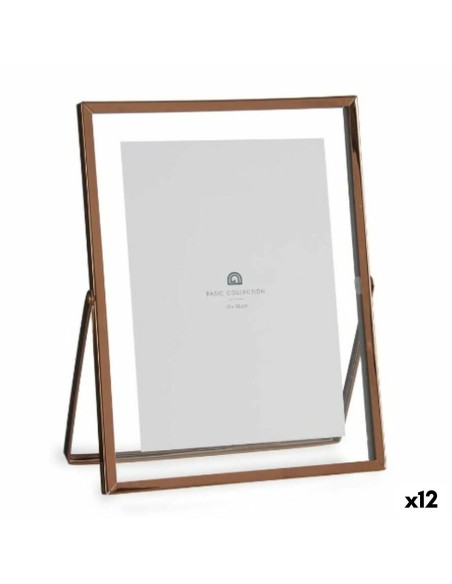 Fotorahmen Kupfer Metall Glas Kunststoff 18,5 x 1 x 23 cm (12 Stück) | Tienda24 Tienda24.eu