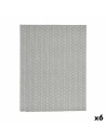 Nappe toile Antitaches Étoile 140 x 180 cm Gris (6 Unités) | Tienda24 Tienda24.eu