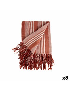 Foulard Multiusos Rayas 235 x 205 cm Blanco Rojo (8 Unidades) de Gift Decor, Sofás - Ref: S3626089, Precio: 61,98 €, Descuent...