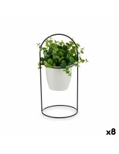 Planta Decorativa DKD Home Decor Laranja Polietileno Castanho-avermelhado PVC 30 x 30 x 150 cm (2 Unidades) | Tienda24 Tienda24.eu