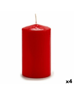 Candela Rosso 9 x 15 x 9 cm (4 Unità) da Acorde, Candele - Ref: S3626119, Precio: €10.59, Descuento: %