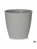 Cache-pot Stefanplast Gris Plastique 19 x 17,5 x 19 cm (12 Unités) | Tienda24 Tienda24.eu