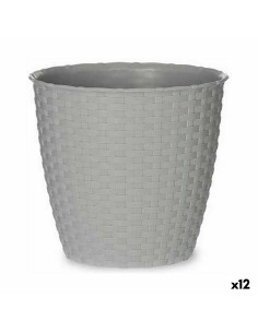 Planter EDA Muret Rectangular 79 x 35 x 39 cm Taupe | Tienda24 Tienda24.eu