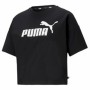 Camiseta de Manga Corta Mujer Puma CROPPED LOGO TEE 586866 01 Negro | Tienda24 - Global Online Shop Tienda24.eu